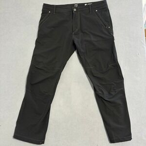 KÜHL Destroyr Men's Hiking Pants Size W40 L32 Black Polyester Spandex Stretch